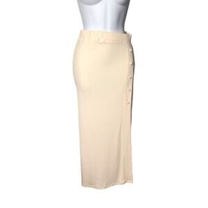 Mable beige pencil skirt small
